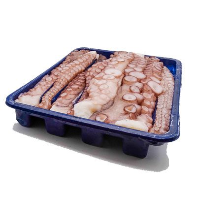 Spanish Day Boat Octopus raw tentacles tray