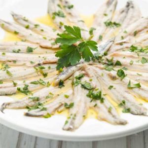 White Anchovies Fillets served in New York